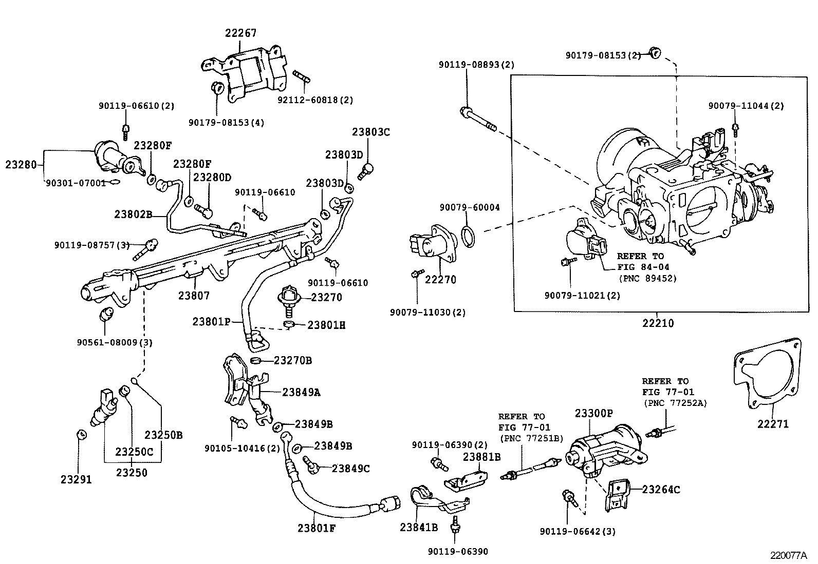 22210-50070 BODY ASSY, THROTTLE product image