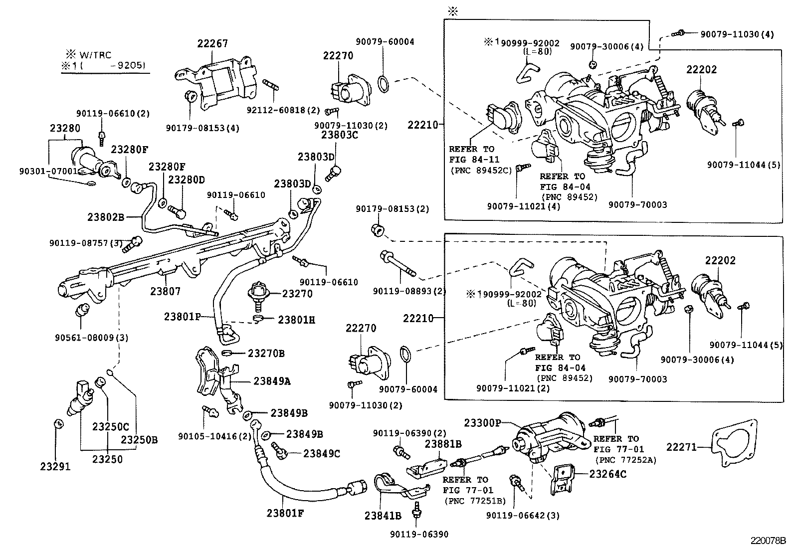 22210-46100 BODY ASSY, THROTTLE product image