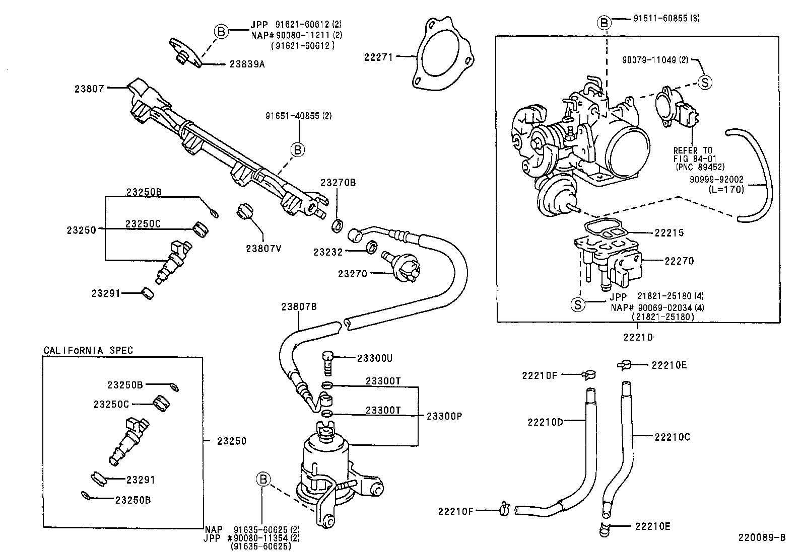 22270-03050 VALVE ASSY, IDLE SPEED CONTROL(FOR THLOTTLE BODY) product image