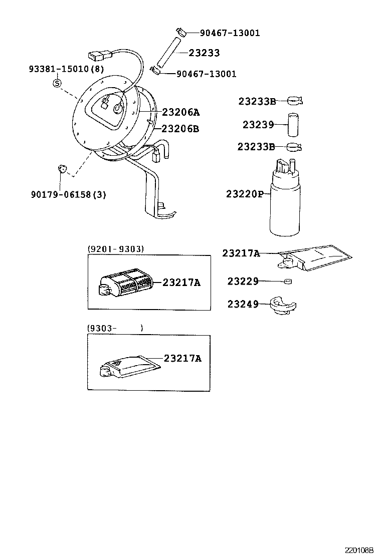 22210-46100 BODY ASSY, THROTTLE product image
