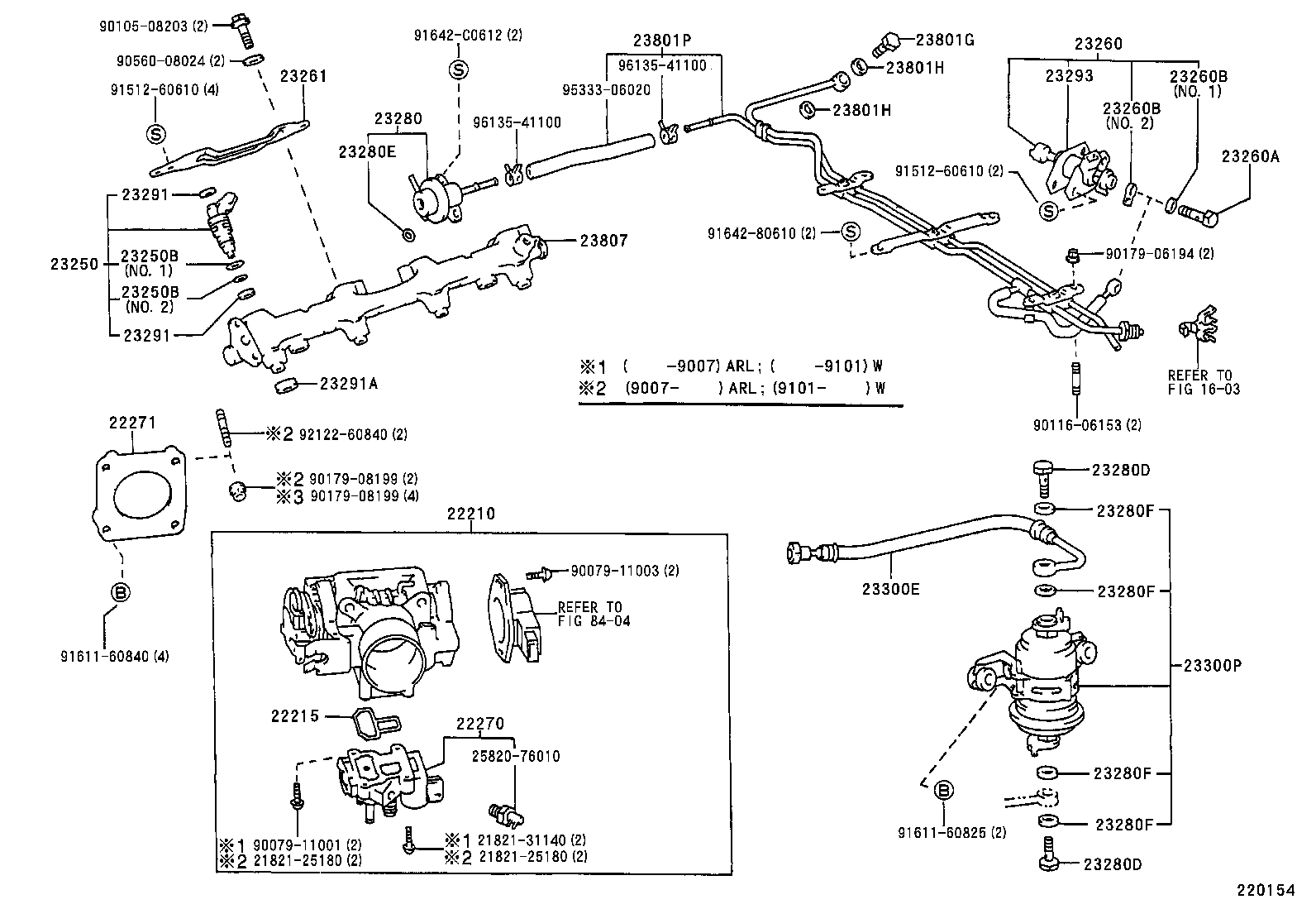23280-76010 REGULATOR ASSY, FUEL PRESSURE product image