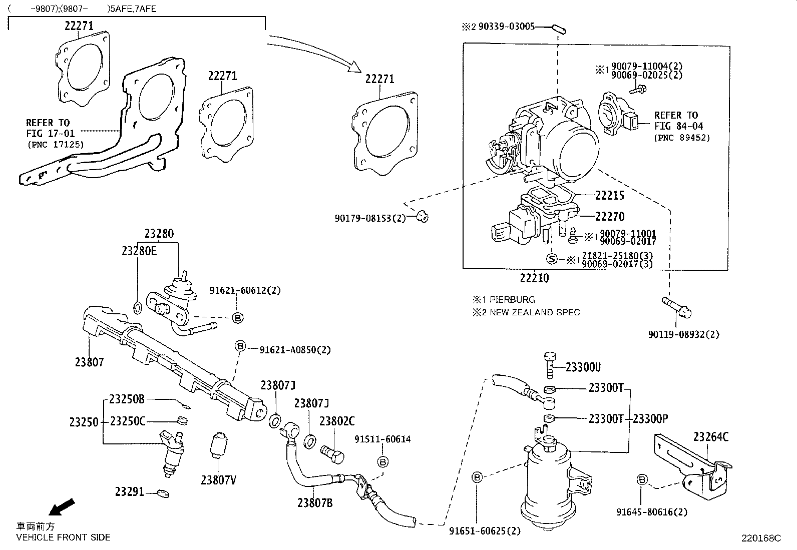 22210-02210 BODY ASSY, THROTTLE product image