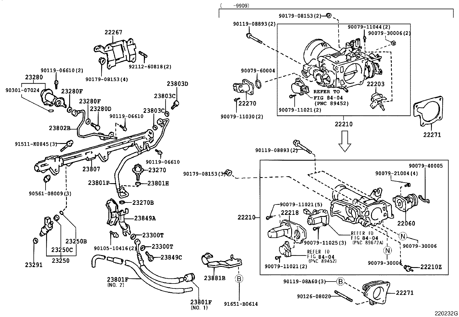 22030-46110 BODY ASSY, THROTTLE product image