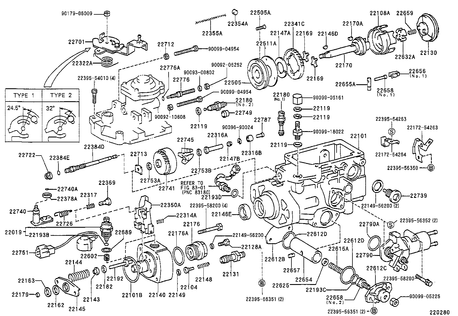 22101-1C250 HOUSING SUB-ASSY, INJECTION PUMP product image