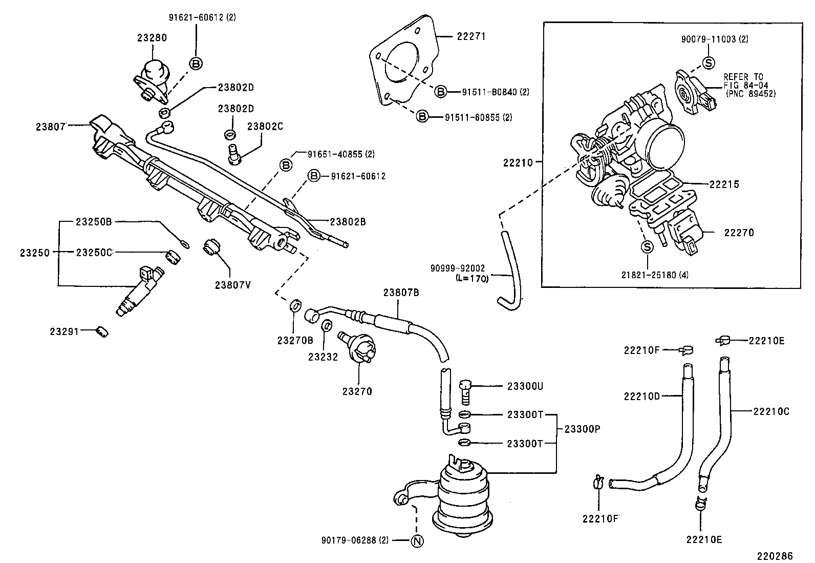 23280-74151 REGULATOR ASSY, FUEL PRESSURE product image
