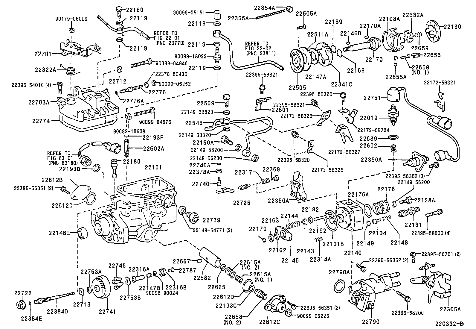 22101-64260 HOUSING SUB-ASSY, INJECTION PUMP product image