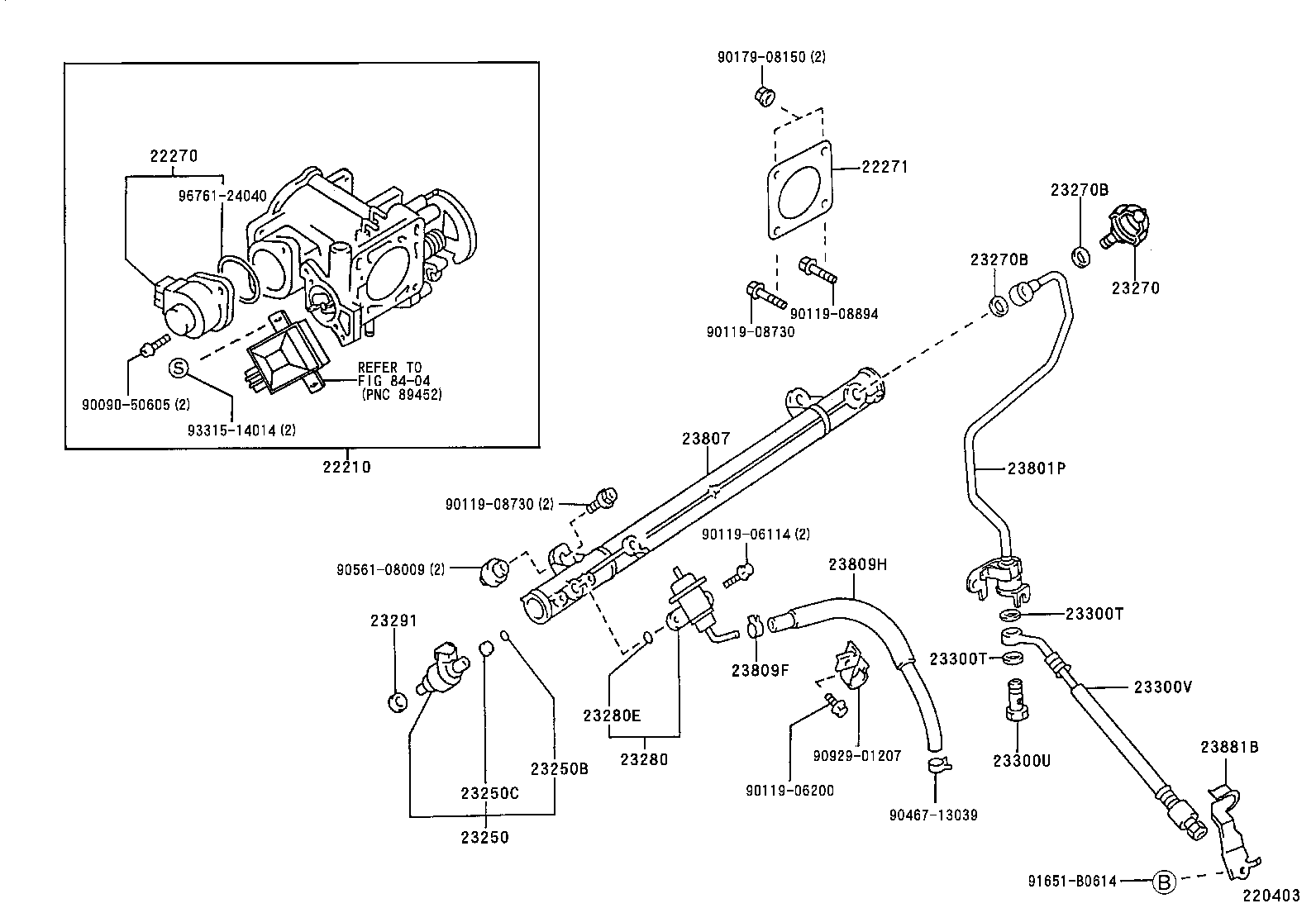 22030-46110 BODY ASSY, THROTTLE product image
