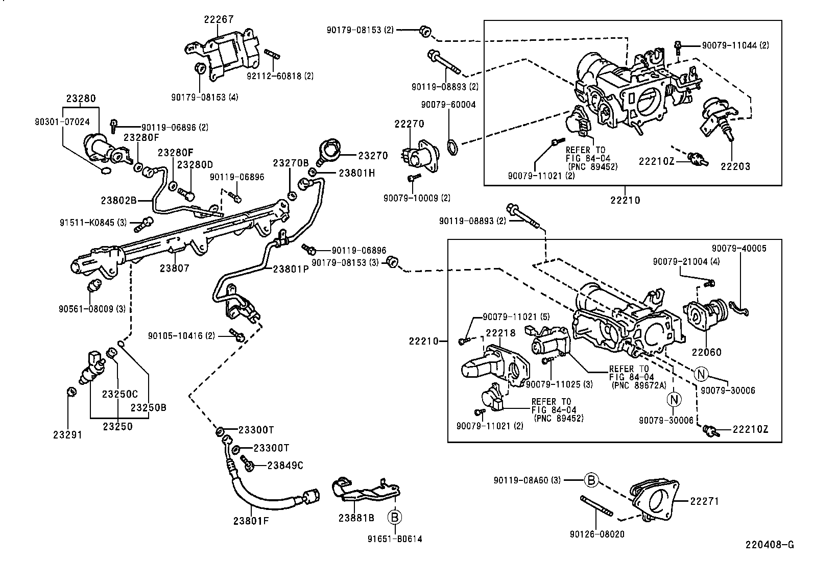 22030-46110 BODY ASSY, THROTTLE product image