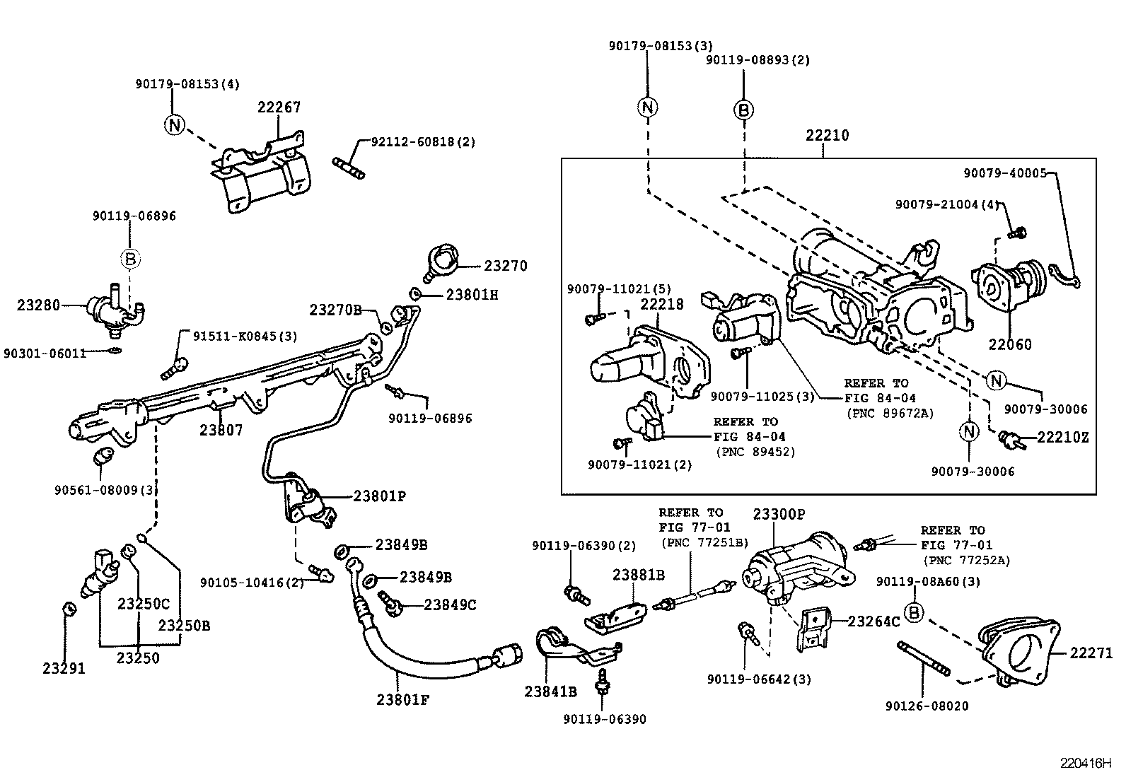 22210-50070 BODY ASSY, THROTTLE product image