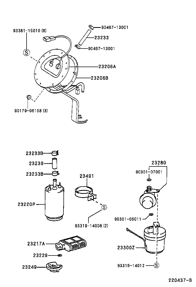 22210-46100 BODY ASSY, THROTTLE product image