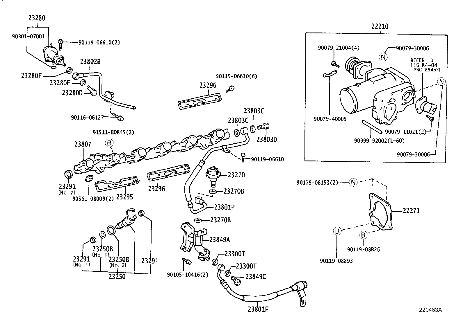 22210-46210 BODY ASSY, THROTTLE product image