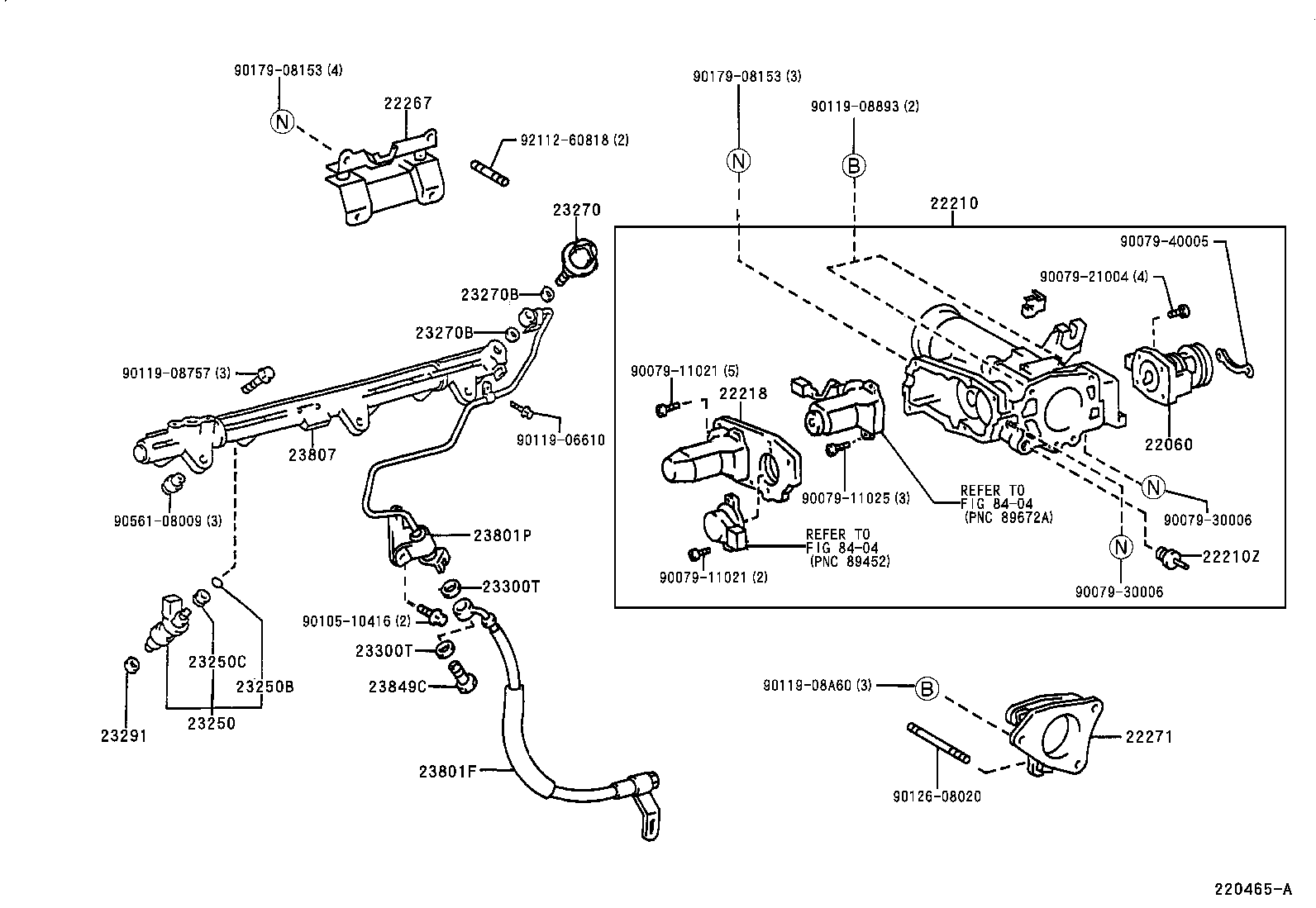 22210-46210 BODY ASSY, THROTTLE product image