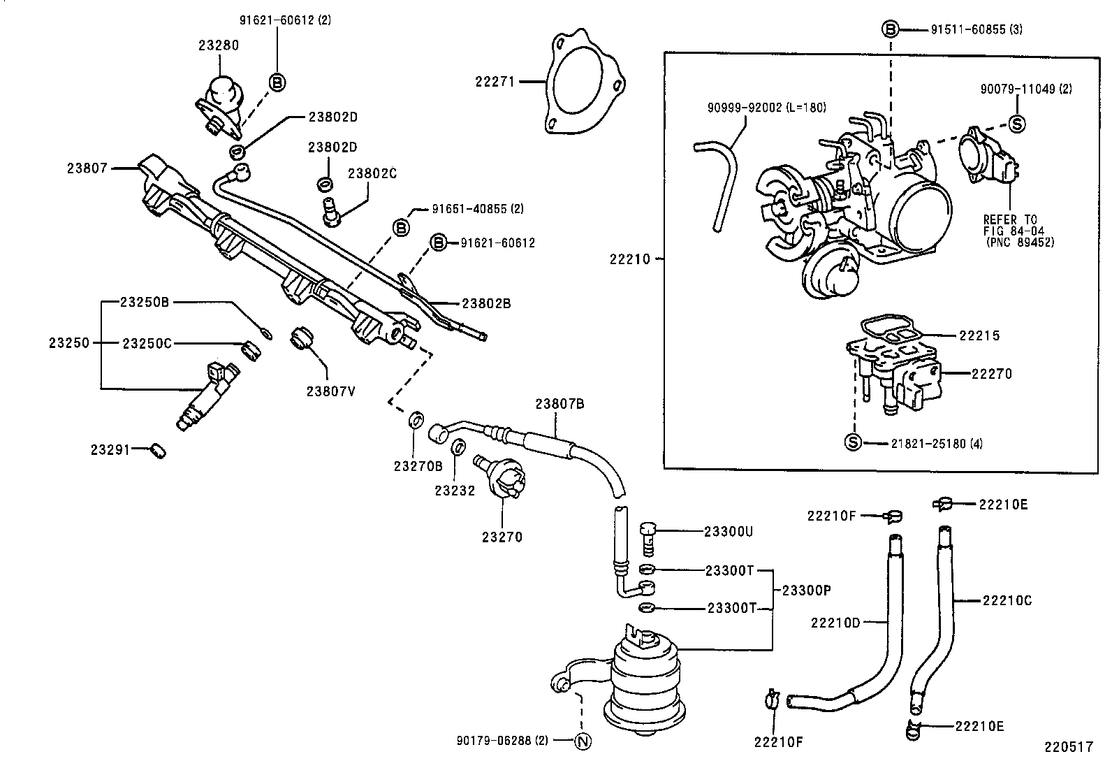 23280-74151 REGULATOR ASSY, FUEL PRESSURE product image