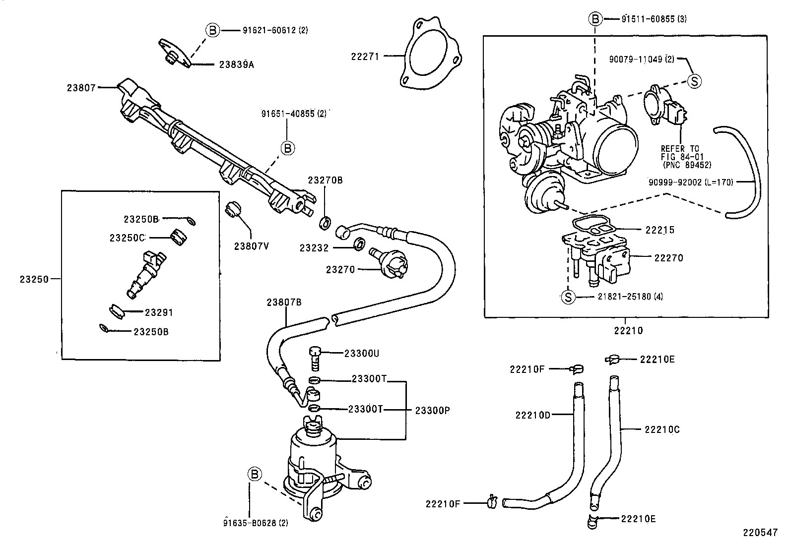 23280-74170 REGULATOR ASSY, FUEL PRESSURE product image