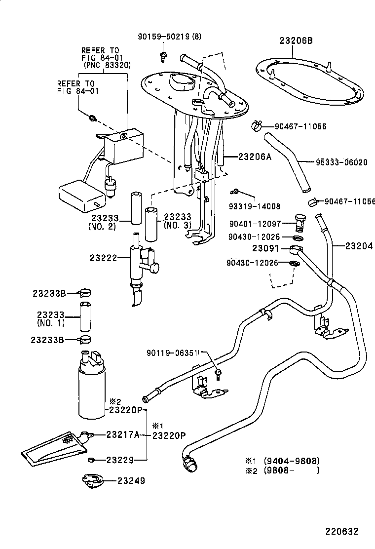 16264-88461 HOSE, WATER BY-PASS, NO.1 product image