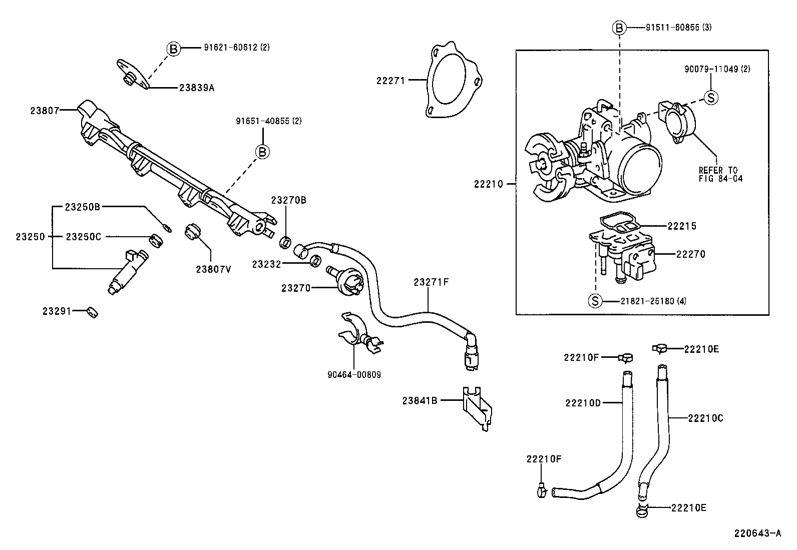 22210-22030 BODY ASSY, THROTTLE product image