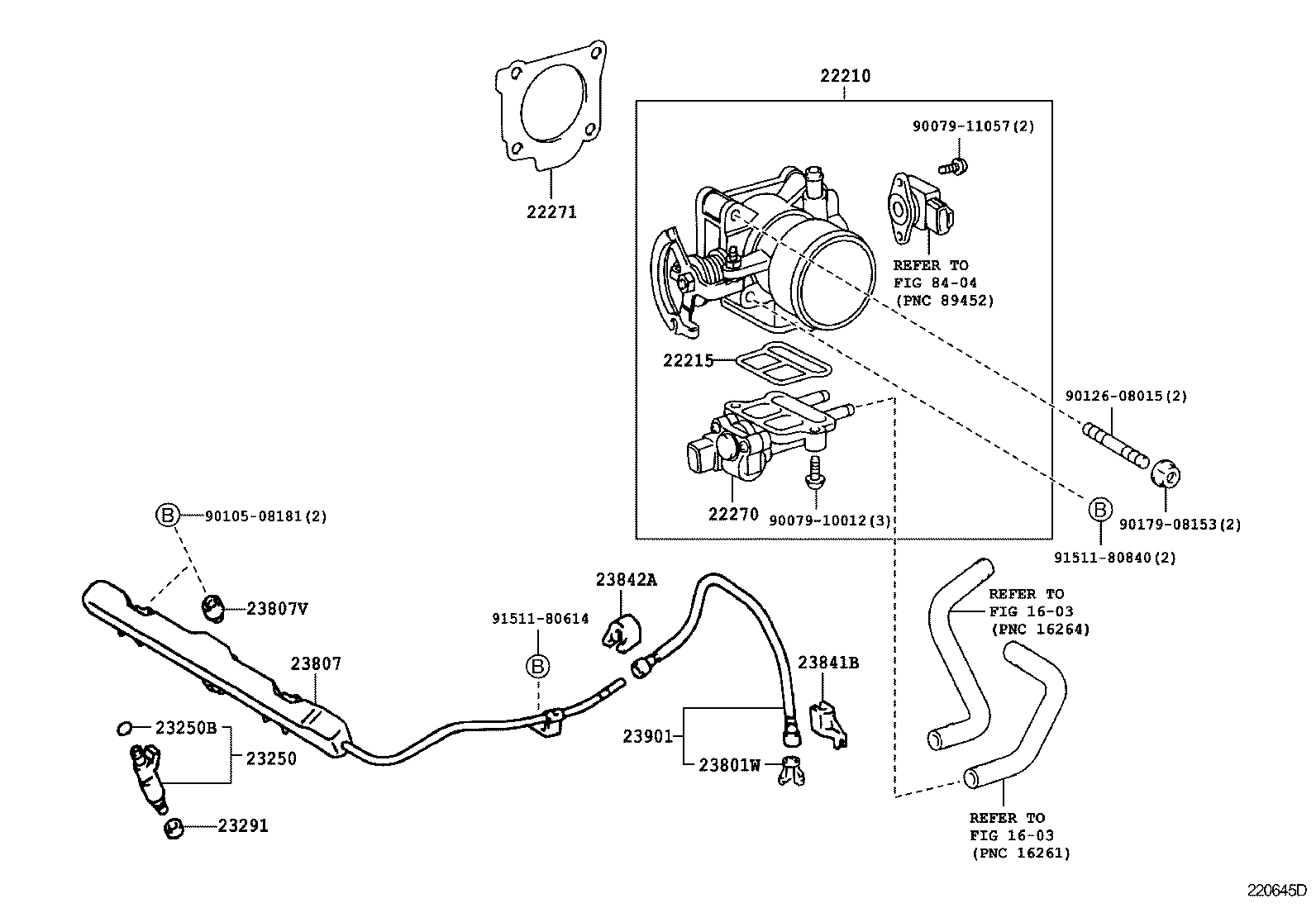 22210-22030 BODY ASSY, THROTTLE product image