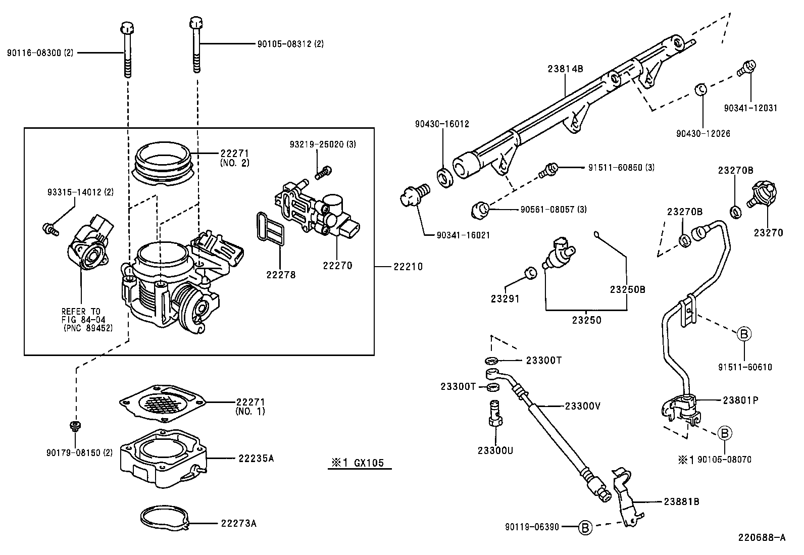 22210-46360 BODY ASSY, THROTTLE product image