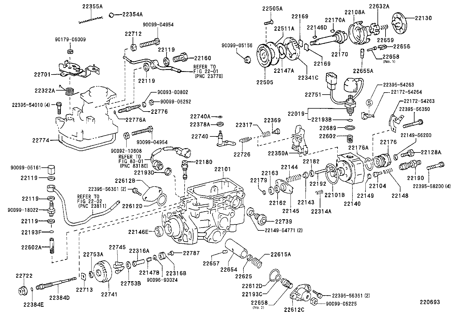 22104-17010 VALVE SUB-ASSY, INJECTION PUMP DELIVERY product image