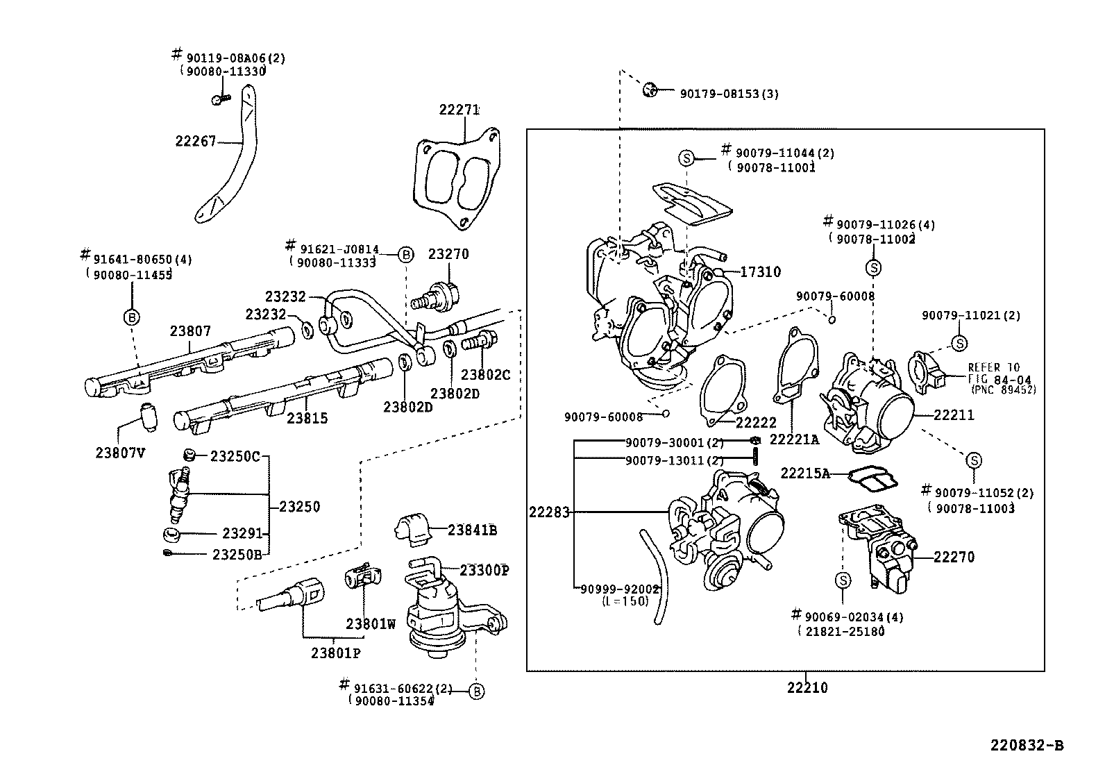 22210-20190 BODY ASSY, THROTTLE product image