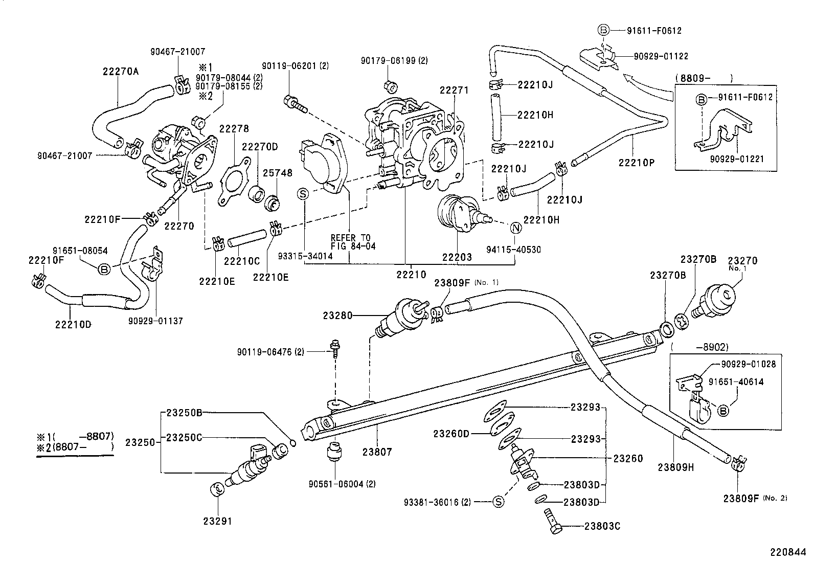22210-42170 BODY ASSY, THROTTLE product image