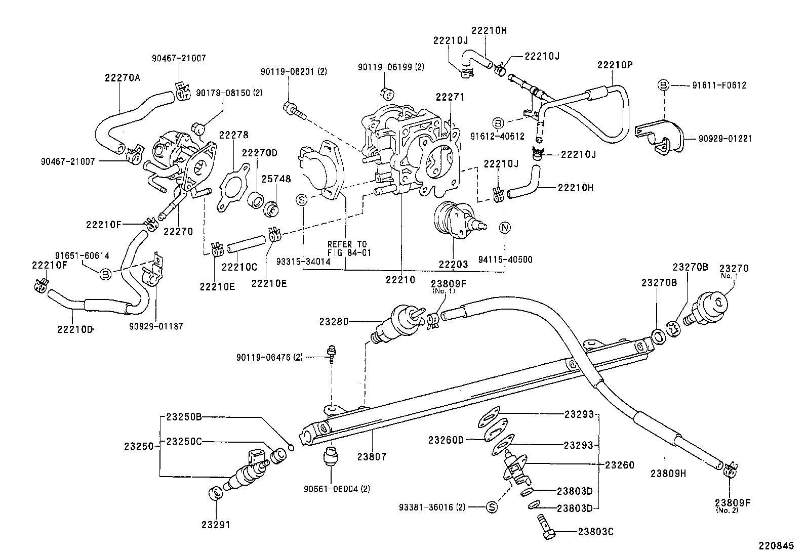 22210-42170 BODY ASSY, THROTTLE product image