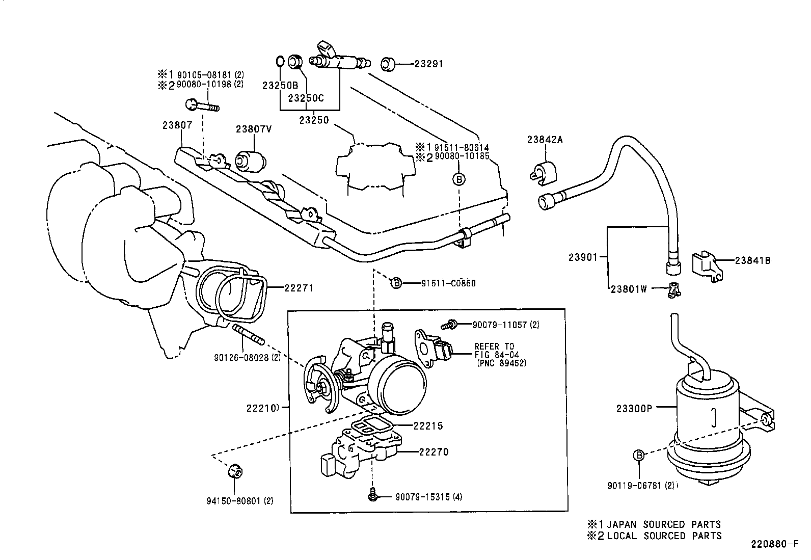 23217-03030 FILTER, FUEL PUMP product image