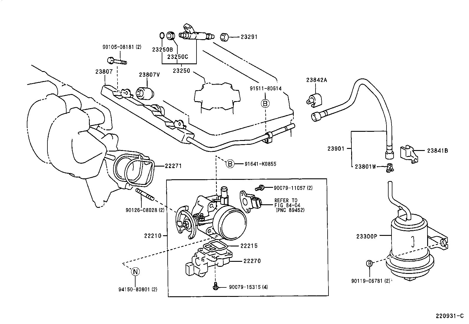 23221-15010 PUMP ASSY, FUEL product image