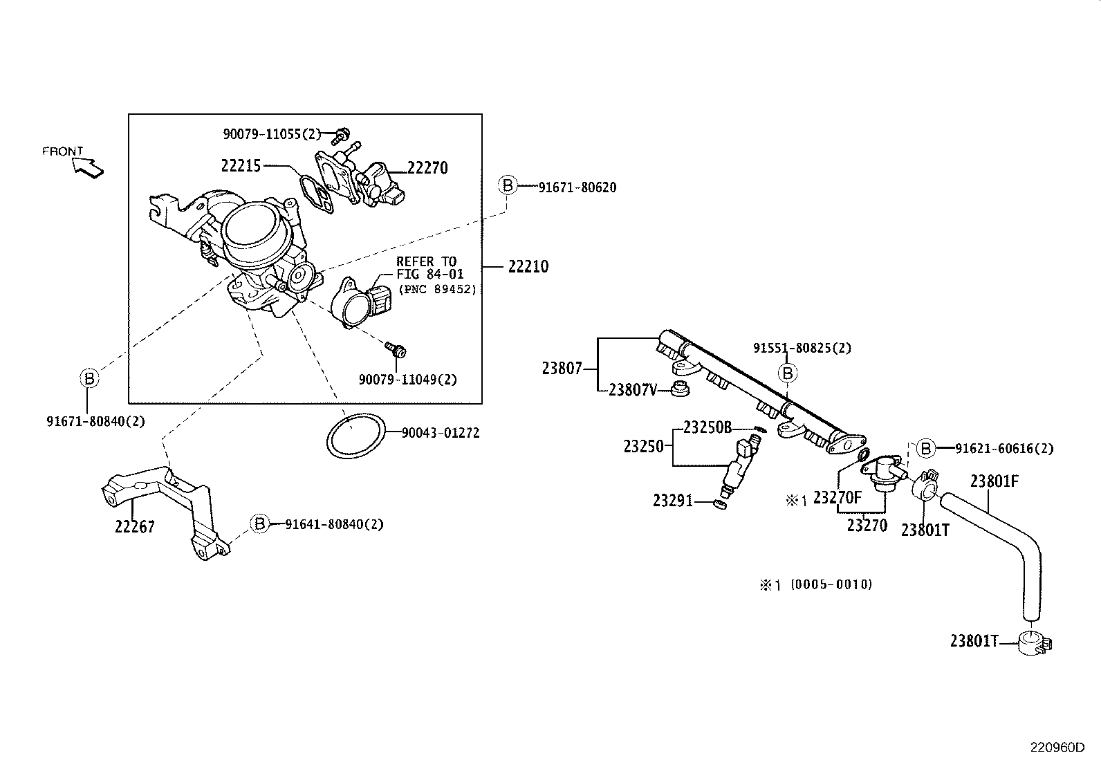 22210-87142 BODY ASSY, THROTTLE product image