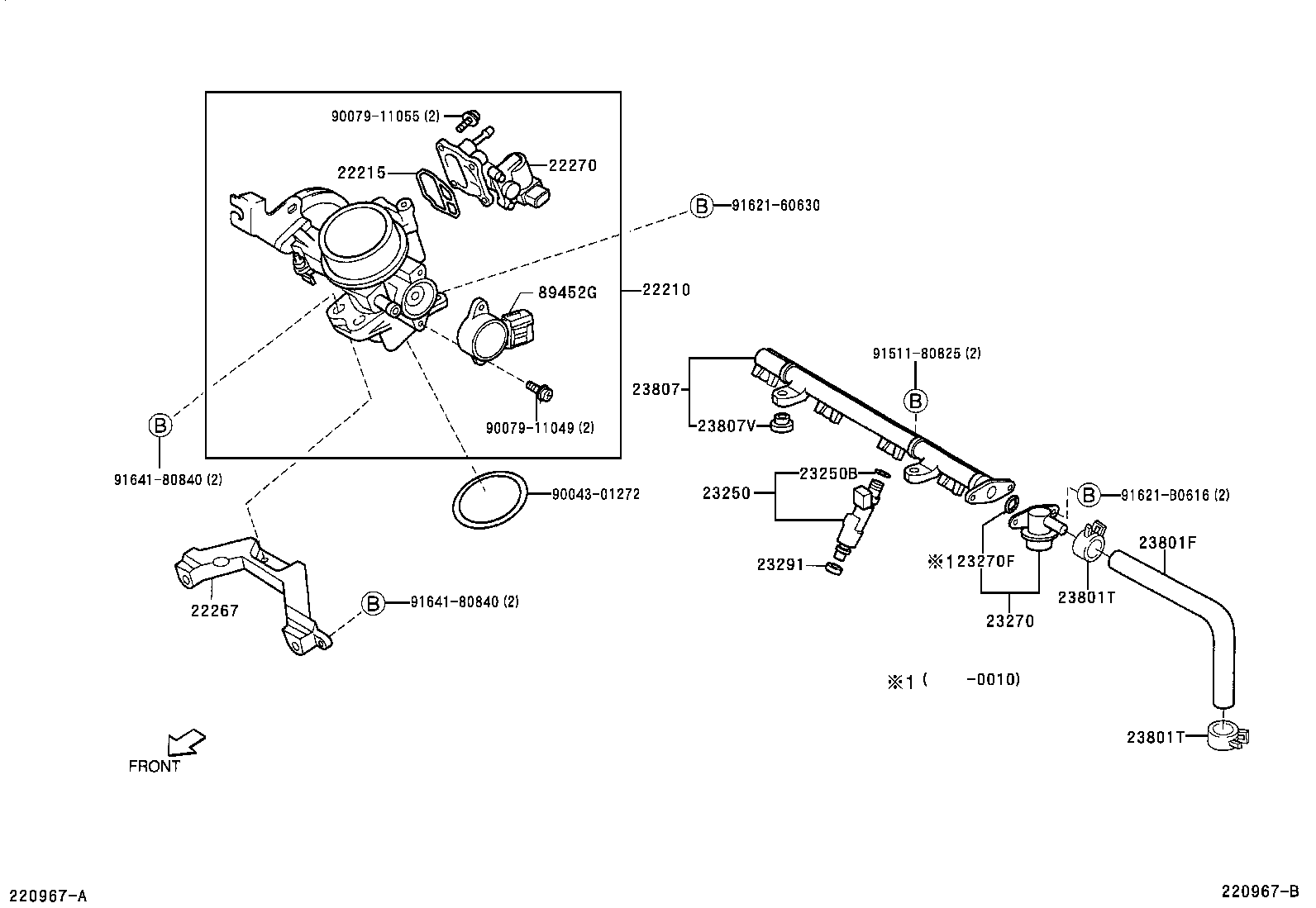 22210-97202 BODY ASSY, THROTTLE product image