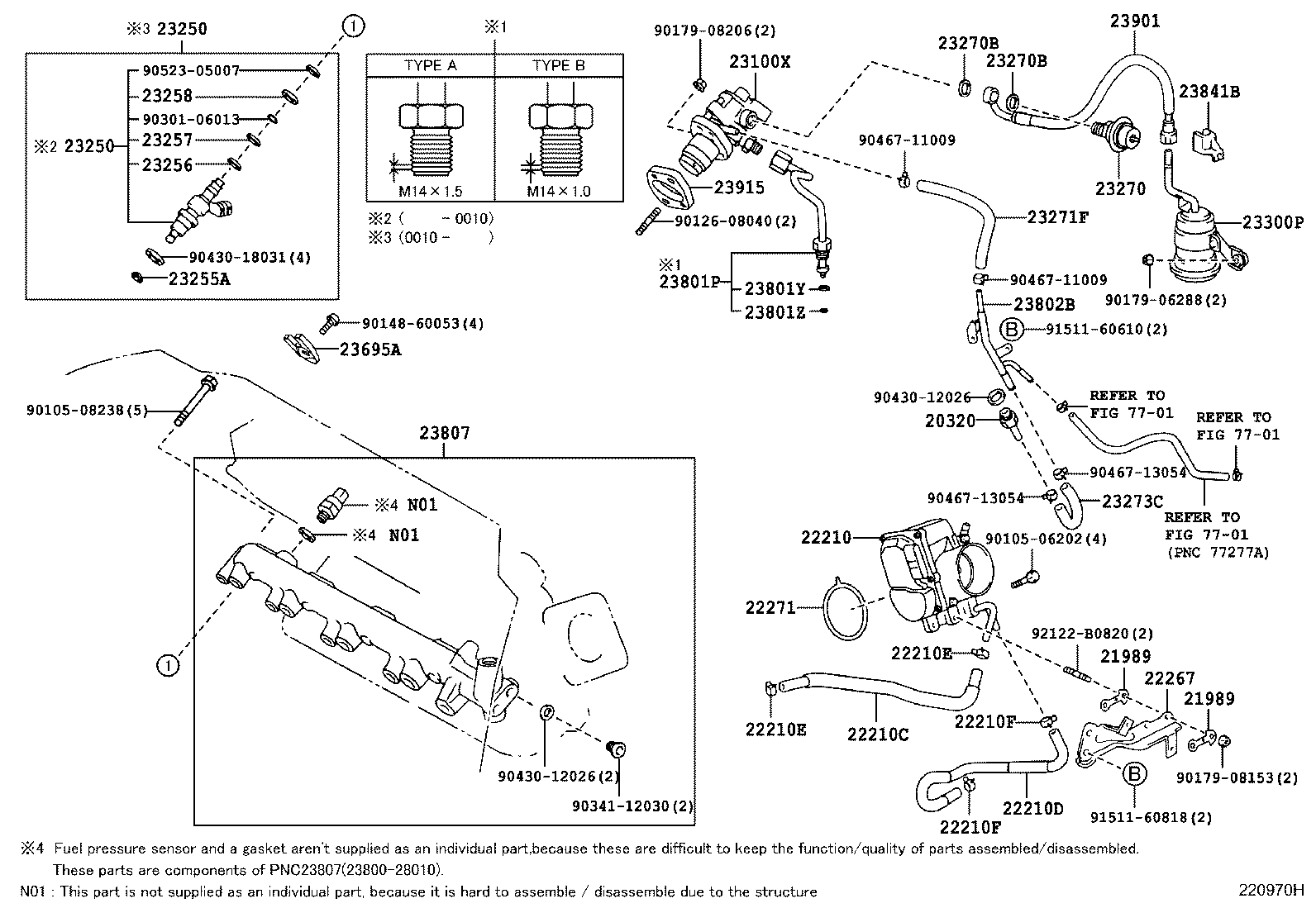 16261-28030 HOSE, WATER BY-PASS, NO.1 product image