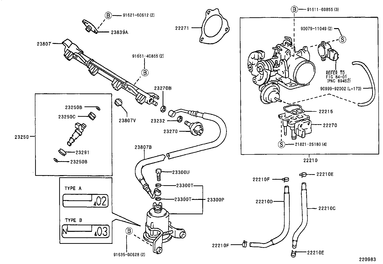 23280-74170 REGULATOR ASSY, FUEL PRESSURE product image