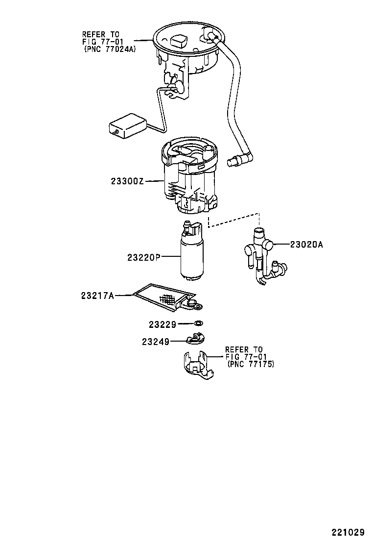 23841-46060 CLAMP, FUEL PIPE, NO.1(FOR EFI) product image