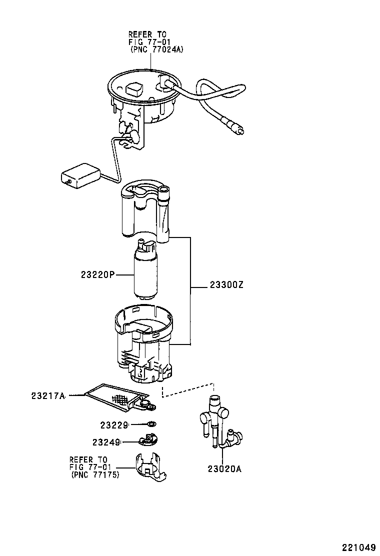 23901-28250 TUBE SUB-ASSY, FUEL product image