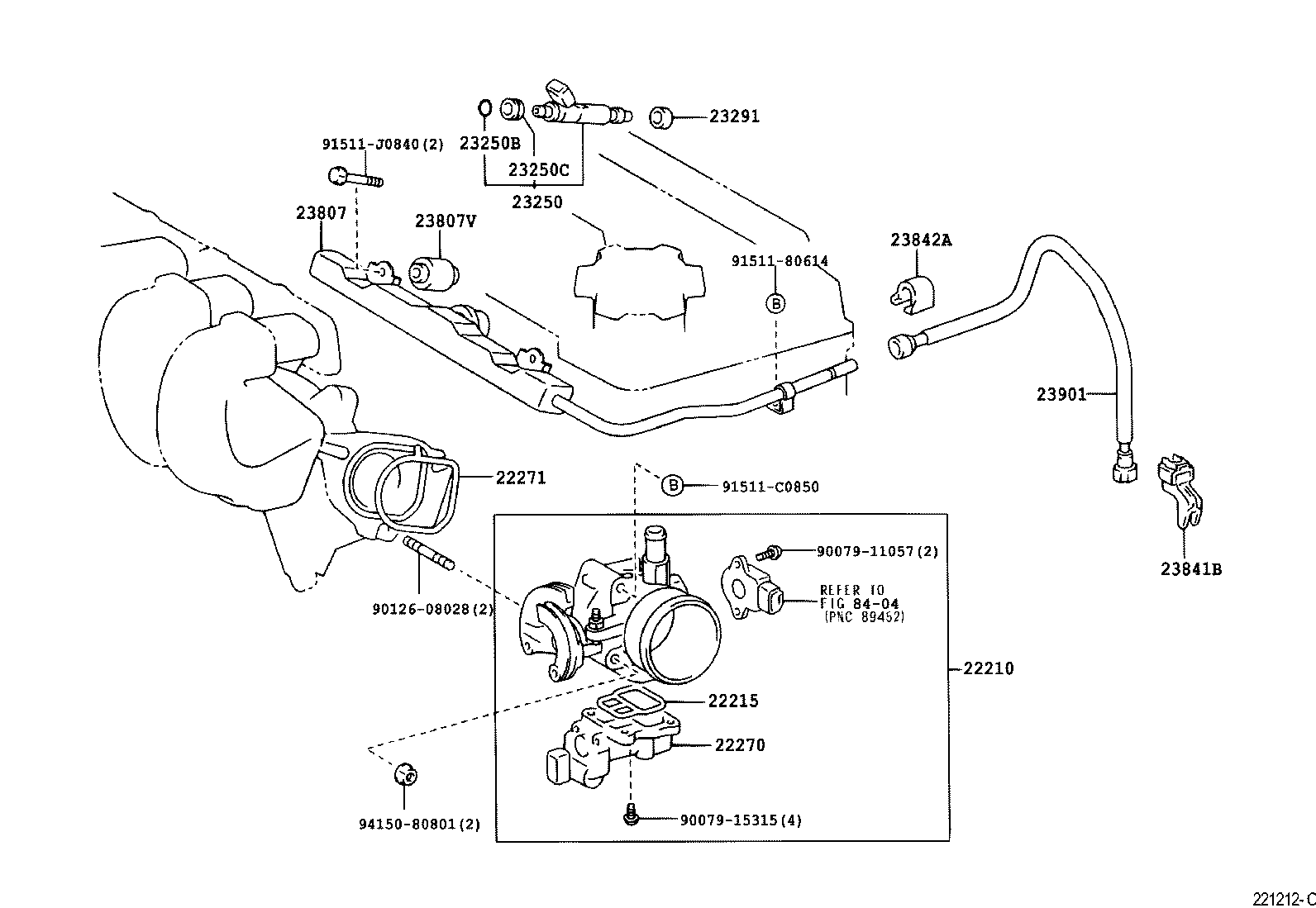 22271-0D040 GASKET, THROTTLE BODY product image