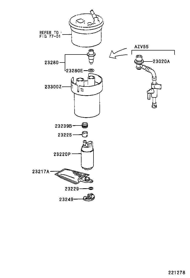 22210-22030 BODY ASSY, THROTTLE product image