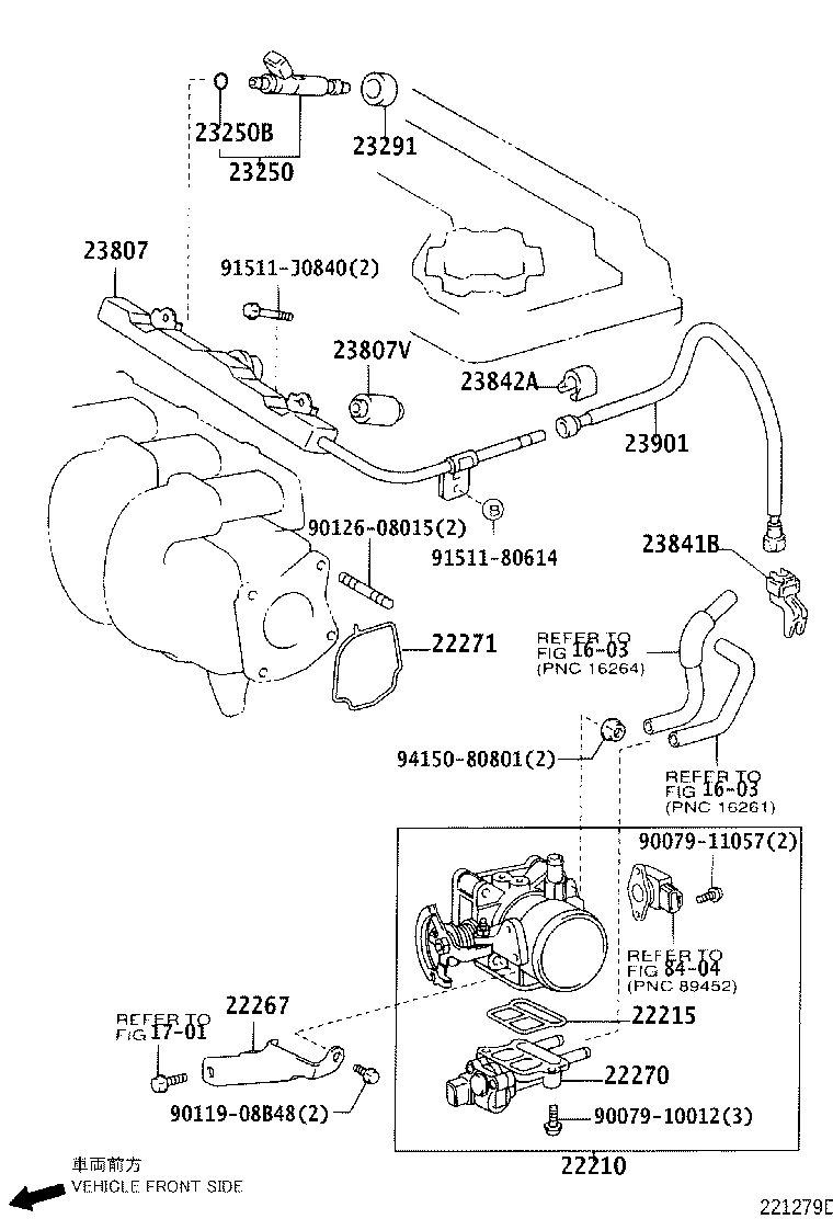 22030-0D030 BODY ASSY, THROTTLE product image