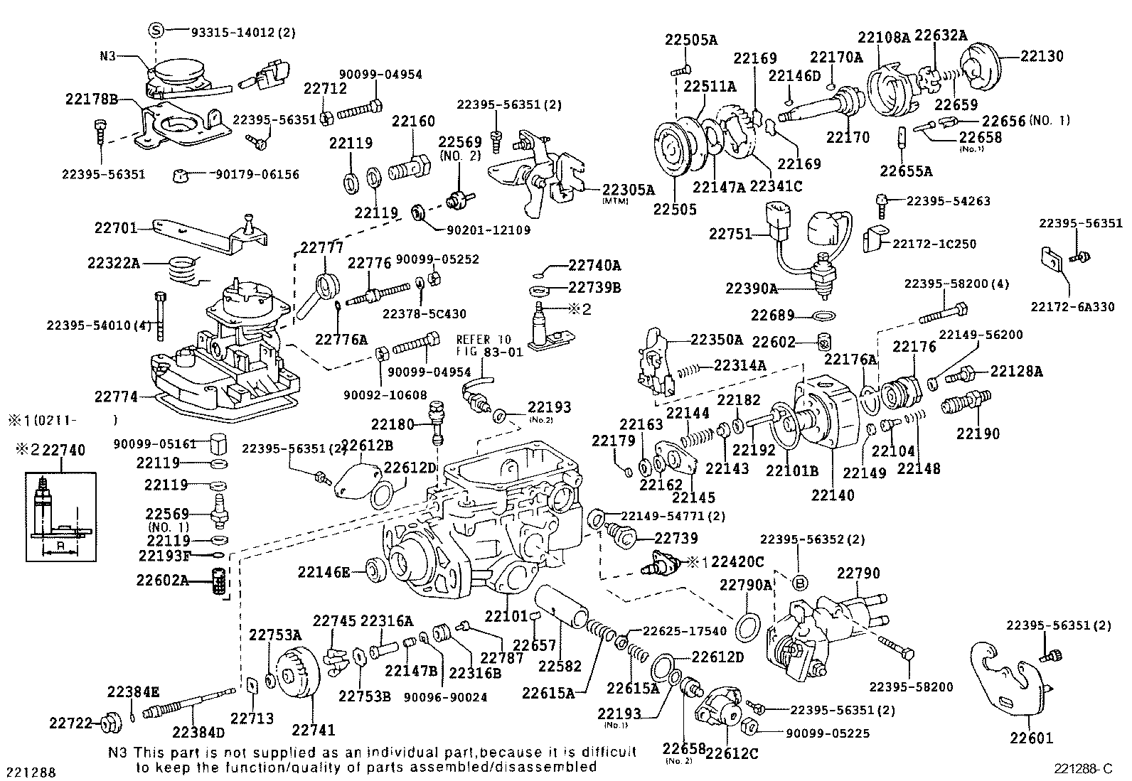 22101-1C250 HOUSING SUB-ASSY, INJECTION PUMP product image