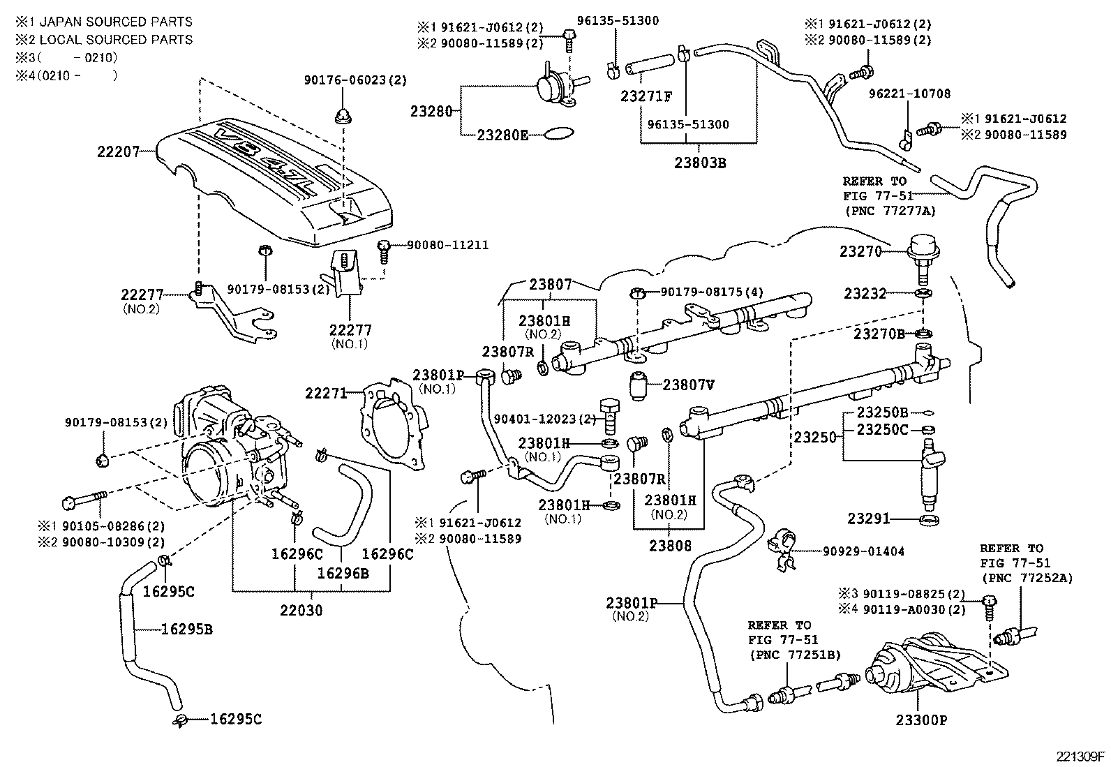 22030-0F010 BODY ASSY, THROTTLE W/MOTOR product image