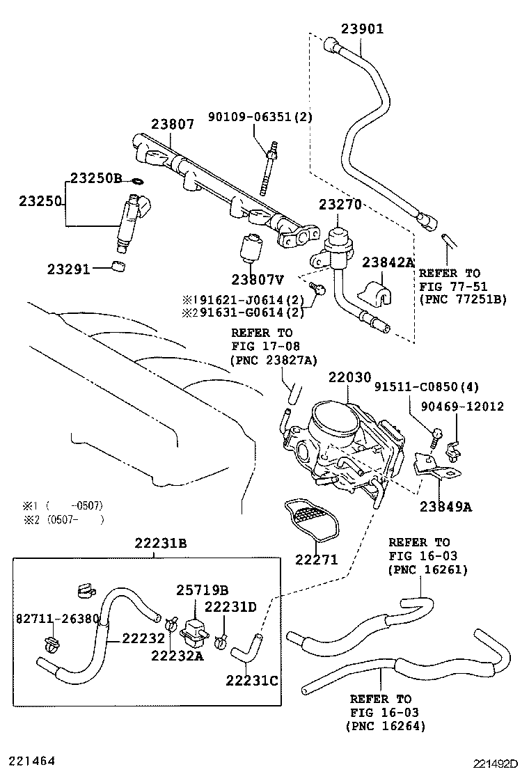 23901-22110 TUBE SUB-ASSY, FUEL product image