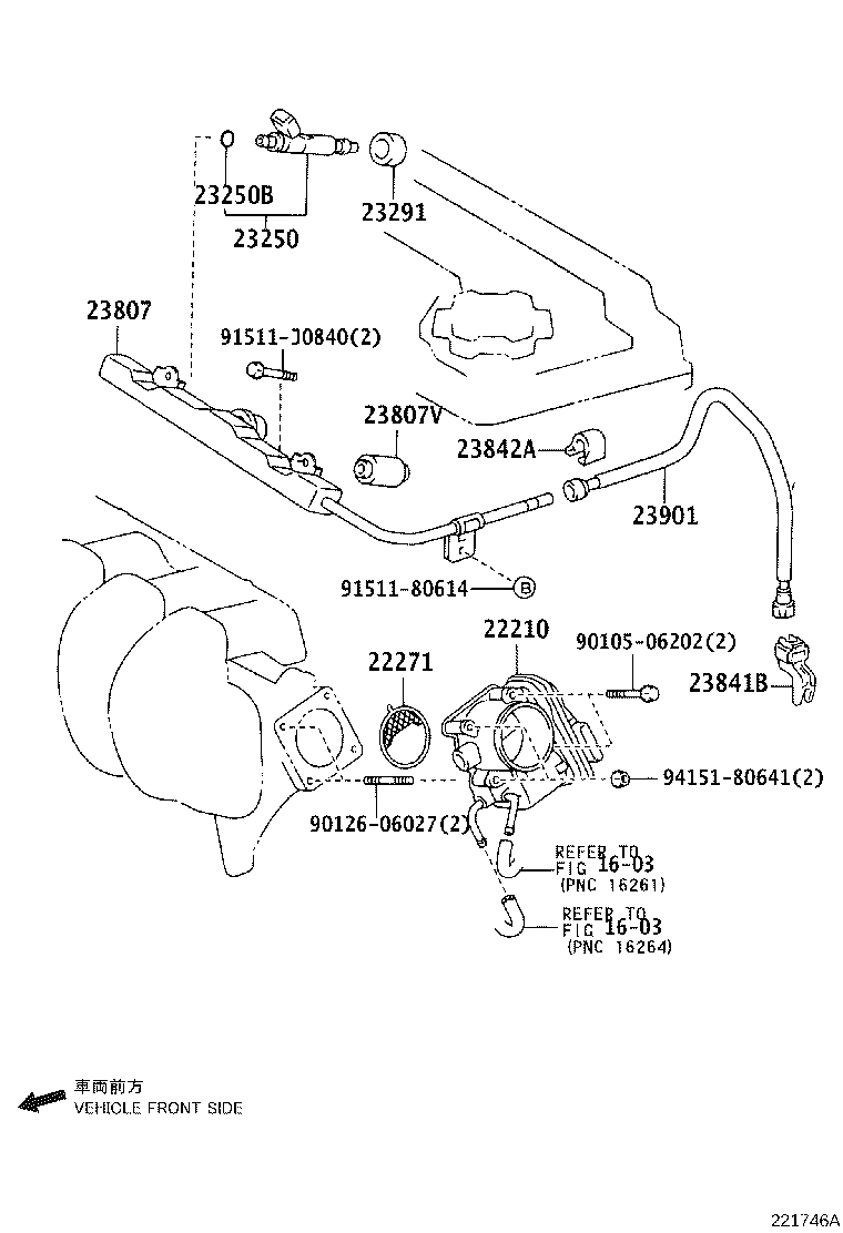 22267-0D010 BRACKET, THROTTLE BODY product image
