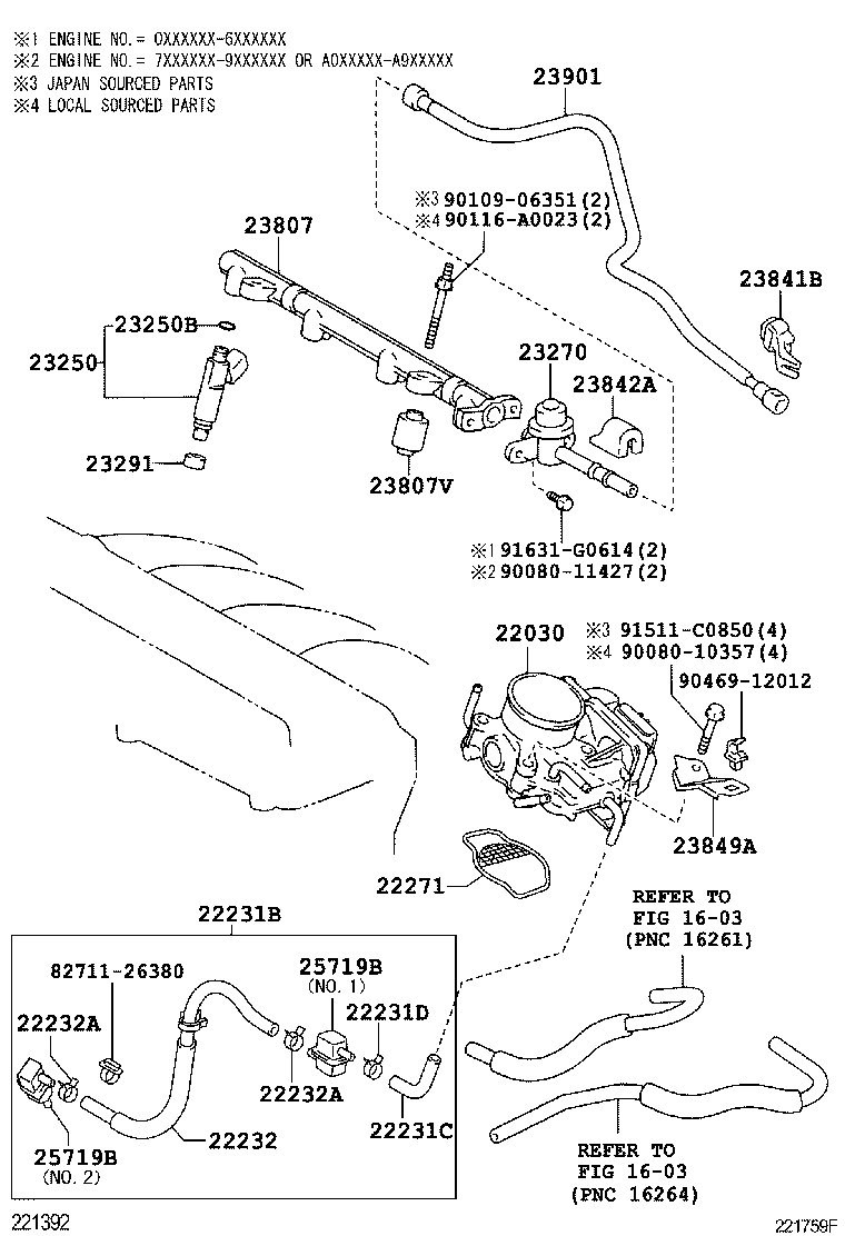 22030-0A030 BODY ASSY, THROTTLE product image