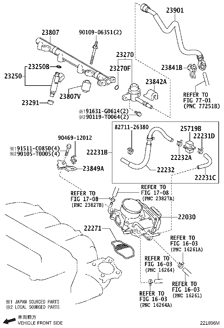 23901-0H130 TUBE SUB-ASSY, FUEL product image