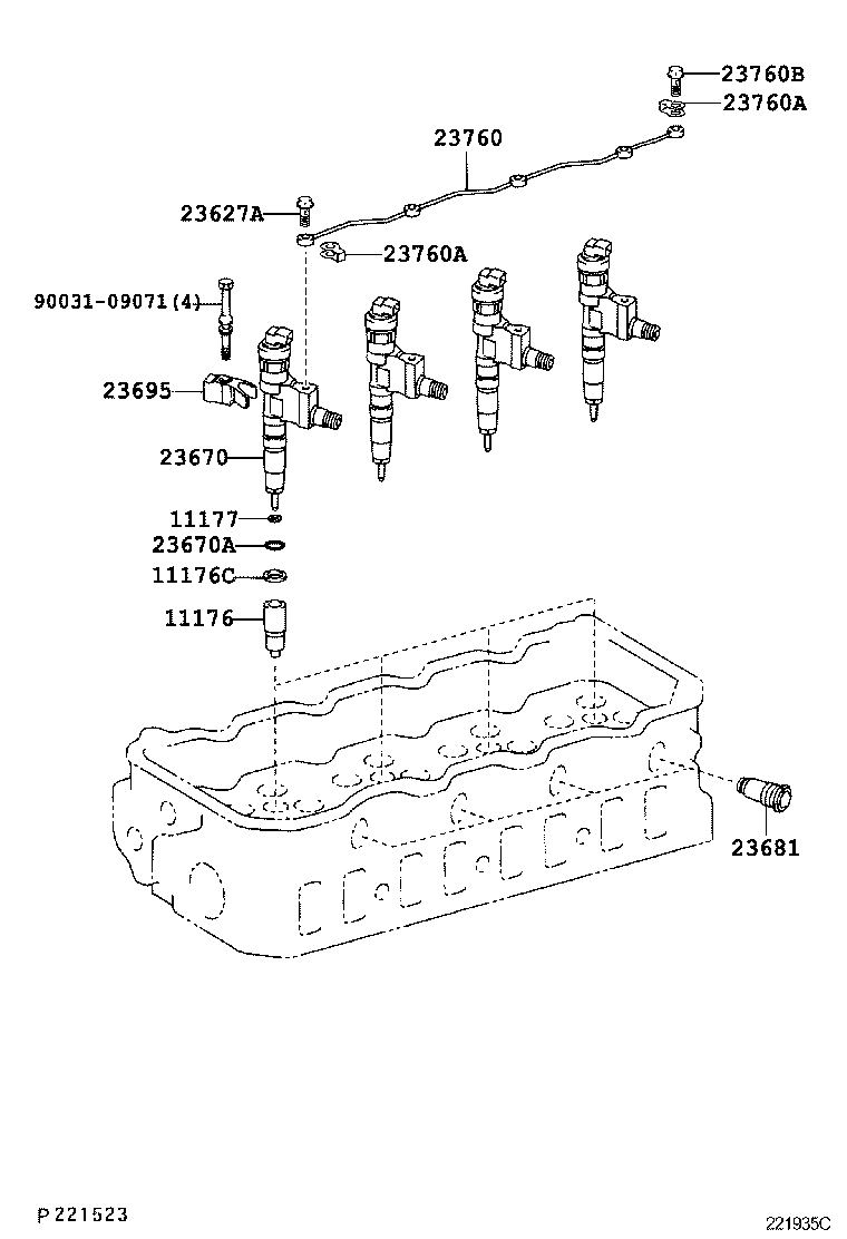 11176-78010 SEAT, INJECTION NOZZLE product image