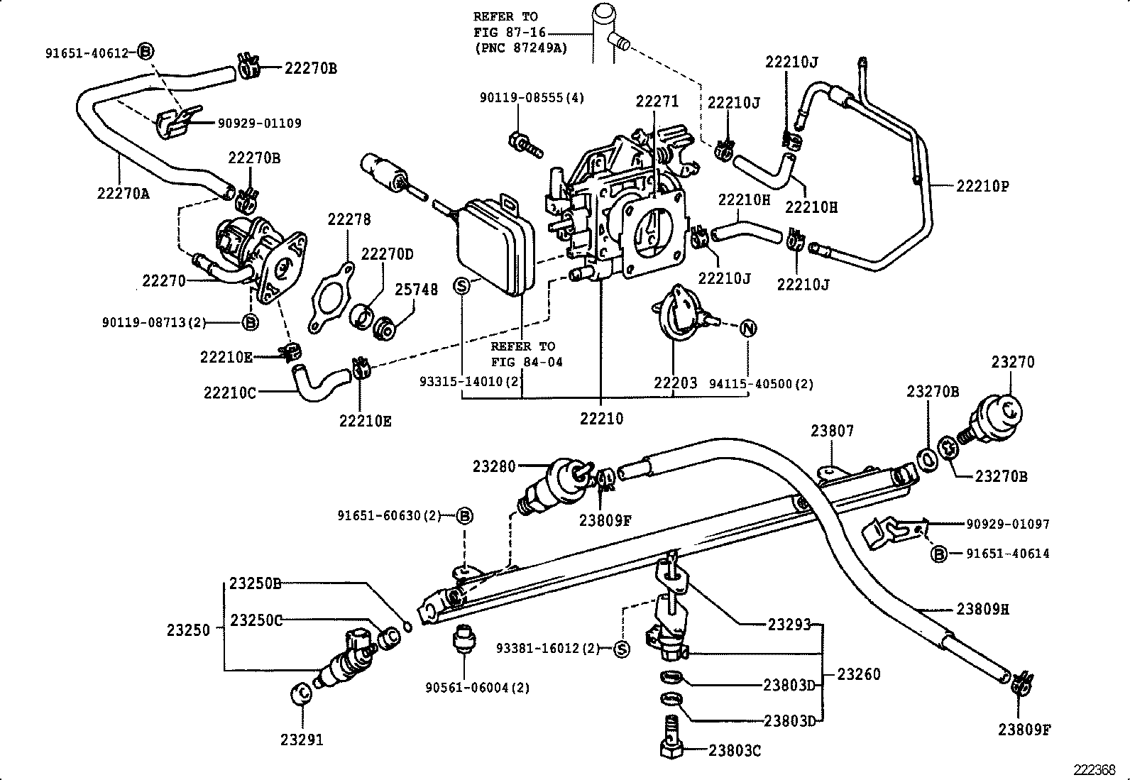 22210-70200 BODY ASSY, THROTTLE product image