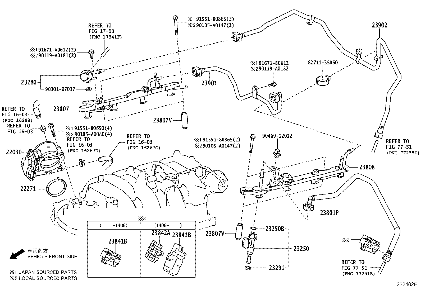 22030-0S021 BODY ASSY, THROTTLE W/MOTOR product image