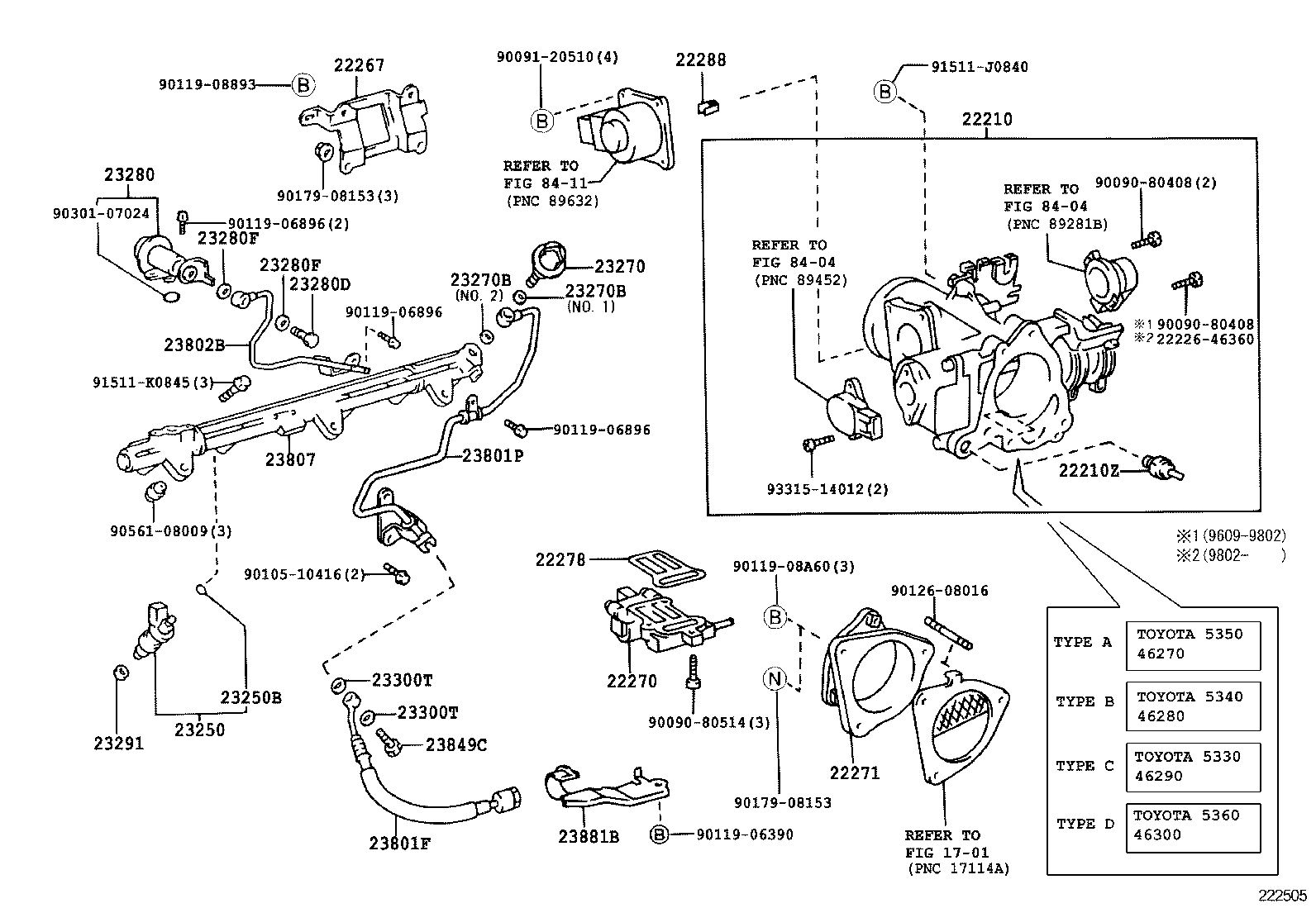 22210-46360 BODY ASSY, THROTTLE product image