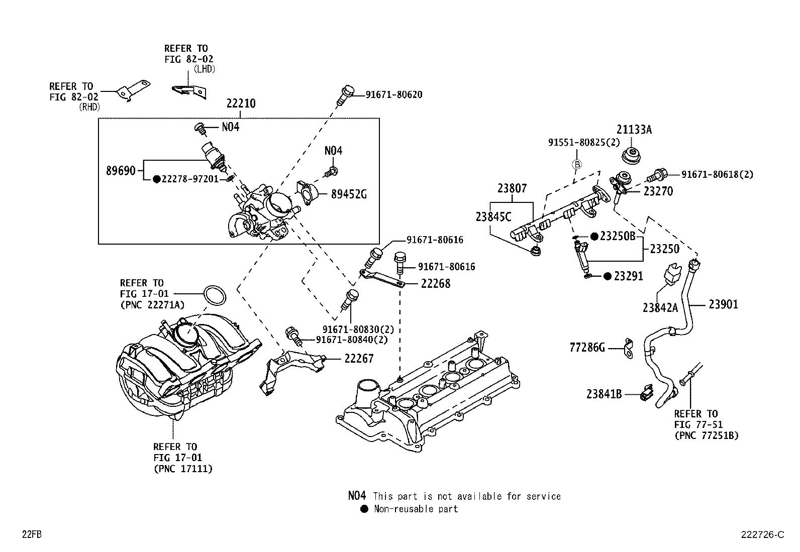 22030-BZ040 BODY ASSY, THROTTLE W/MOTOR product image