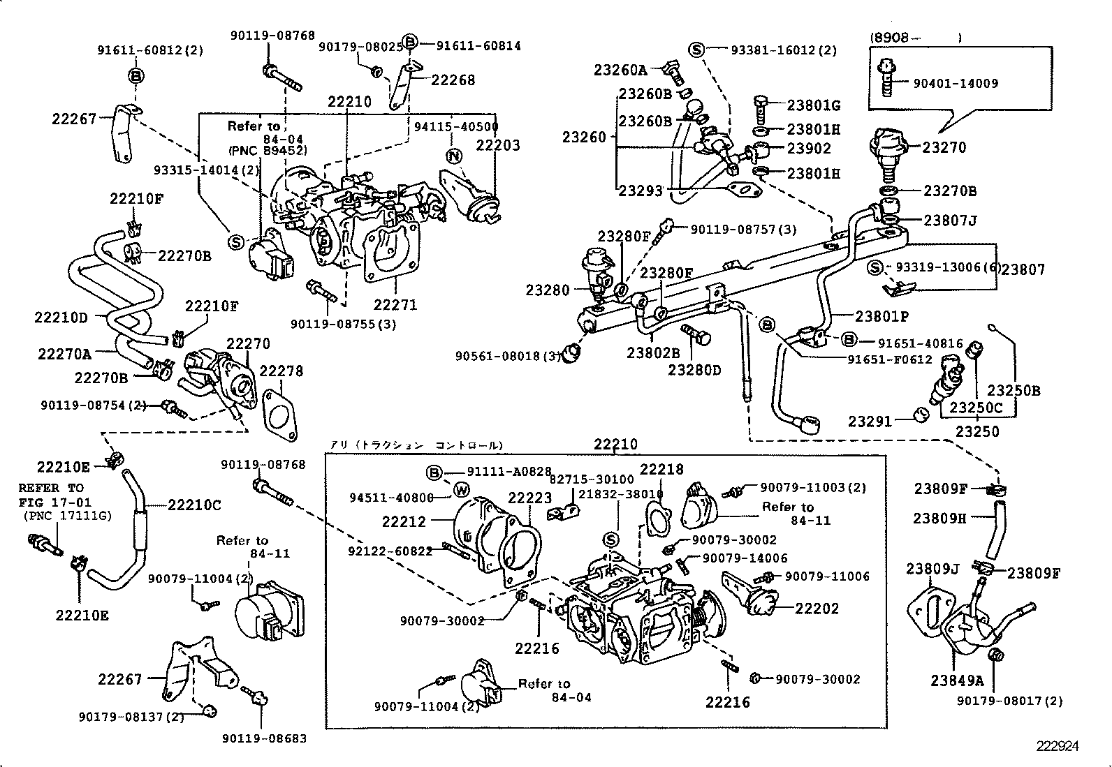 22210-42170 BODY ASSY, THROTTLE product image