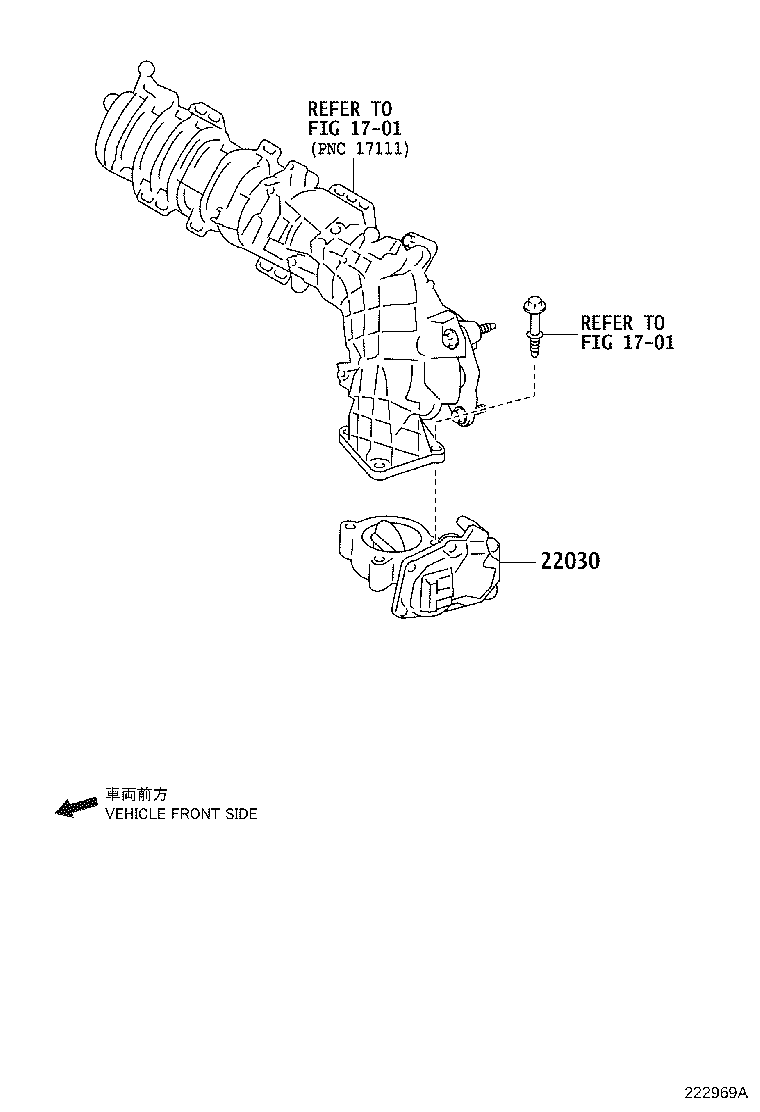 22030-WA010 BODY ASSY, THROTTLE W/MOTOR product image